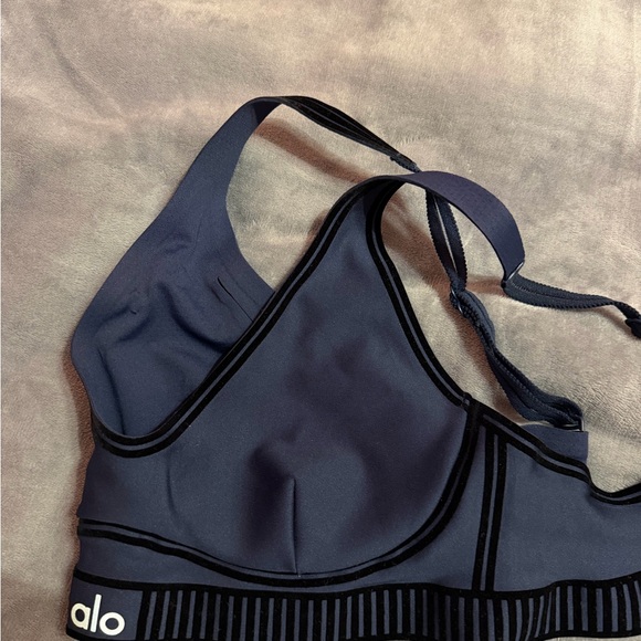 ALO Yoga Midnight Blue Bralette - Picture 2 of 5